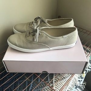 Women’s Gold Metallic Keds Size 10